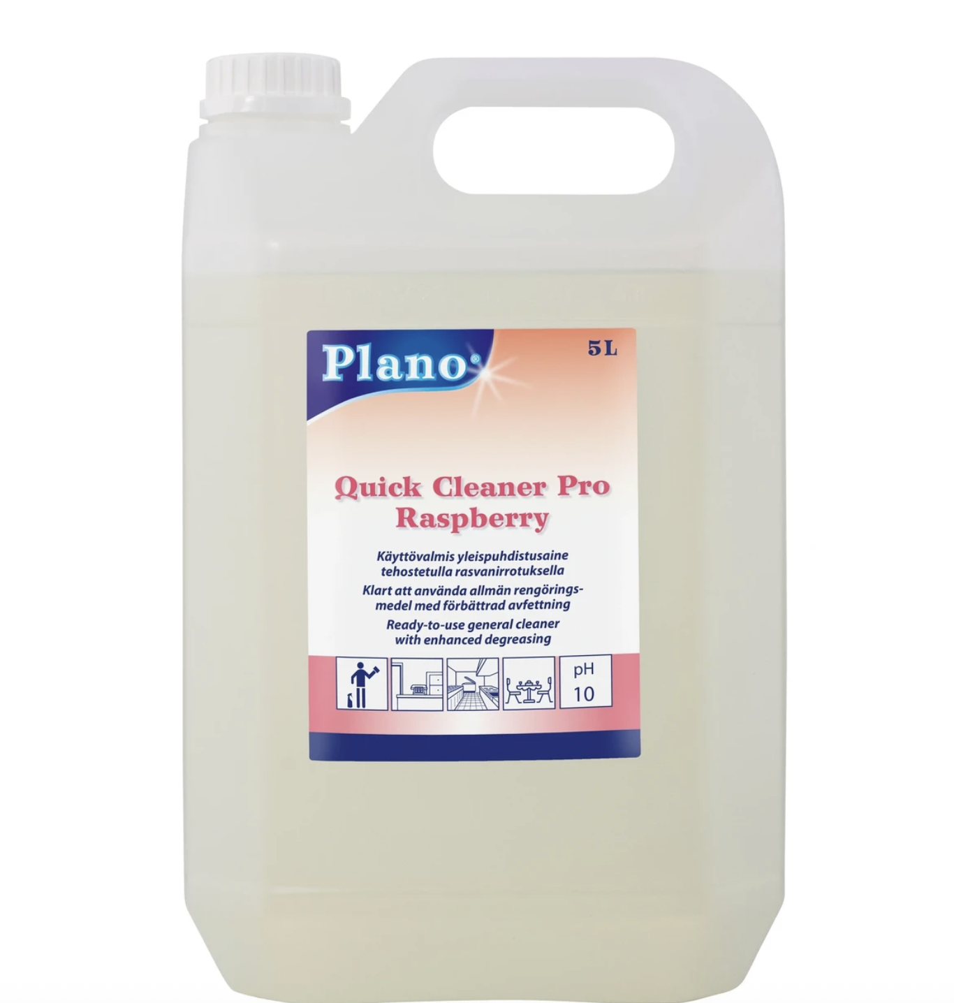 Plano Quick Cleaner Pro Raspberry 5L | Pesuainekauppa Kettunen Oy