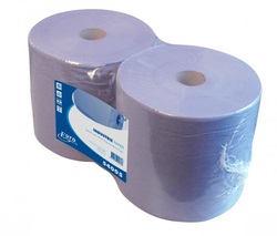 Teollisuuspaperi sininen 250m/rll, 2-krs, leveys 24,5cm, 2rll/sk