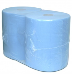 Teollisuuspaperi sininen 360m/rll, 2-krs, leveys 33cm, 1000ark/rll, 2rll/sk