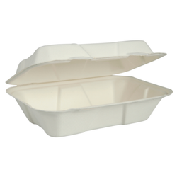 GASTRO take away rasia bagassi 229x155x76,5mm 1-os. valkoinen 50kpl