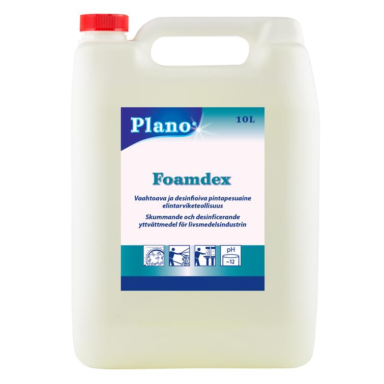 Plano Foamdex 10L, vaahtoava & desinfioiva pintapesuaine