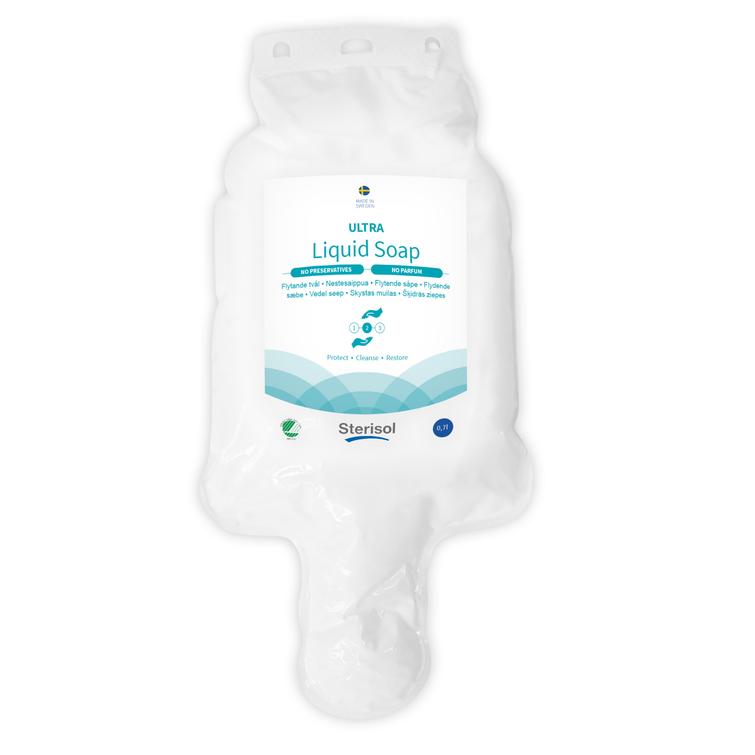 Sterisol&reg; ULTRA Nestesaippua Hajustamaton 0,7L