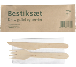 Abena aterinsetti veitsi, haarukka & lautasliina 400kpl 0,08 €/kpl ALE