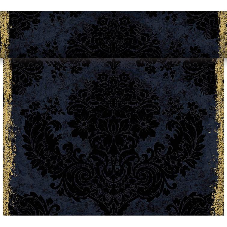 Dunicel -poikkiliina 0,40 x 24 m, Royal Black 4rll