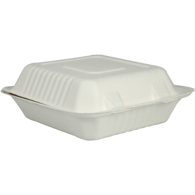 GASTRO take away rasia bagassi 223x201x77mm 1-os. valkoinen 50kpl