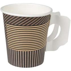 GASTRO-LINE Lines kahvikuppi 18/20cl Ø7.2cm korvalla pahvi ruskea 50kpl