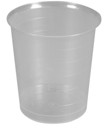 Lääkelasi 30ml asteikolla 4,1cm Ø3,8cm 80kpl, eri värejä
