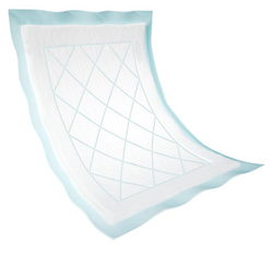 ABRI-SOFT Superdry vuoteensuoja kk 60x90 sininen 30kpl
