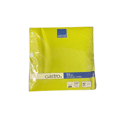 GASTRO lautasliina limenvihreä 40x40 airlaid ¼-taitto 600kpl
