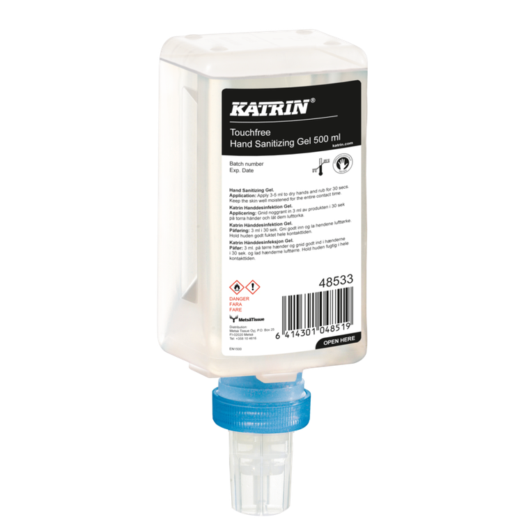 Katrin Touchfree Hand Sanitizing Gel 500 ml