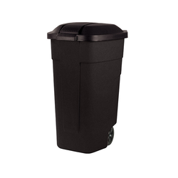 Jäteastia 110L musta, kannella