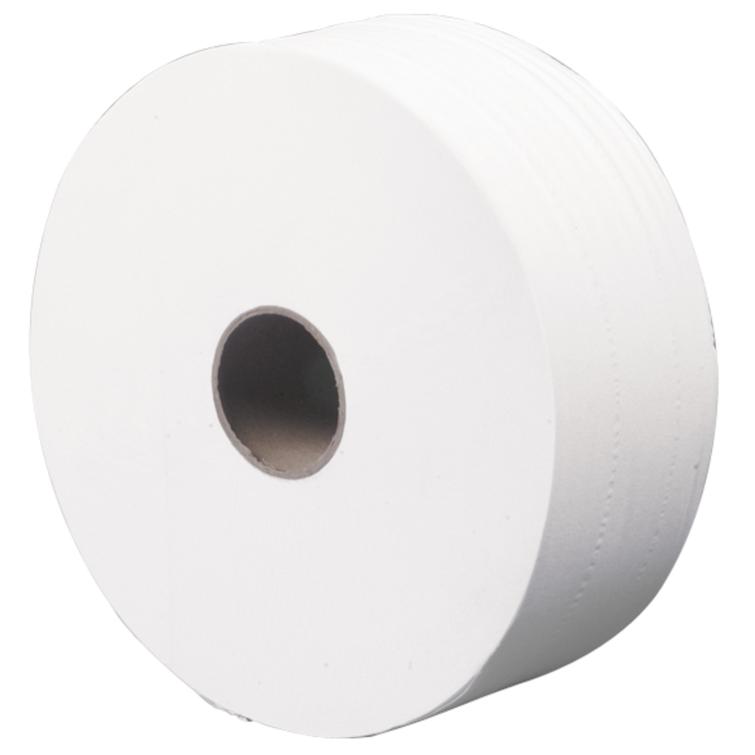 Wc-paperi iso jumbo 360m/rll, 2-krs, valkoinen, 6rll/sk