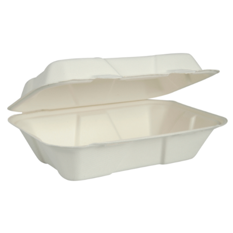 GASTRO take away rasia bagassi 229x155x76,5mm 1-os. valkoinen 50kpl