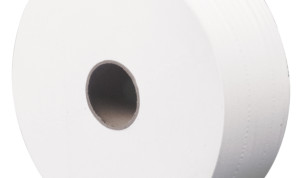 Wc-paperi iso jumbo 360m/rll, 2-krs, valkoinen, 6rll/sk