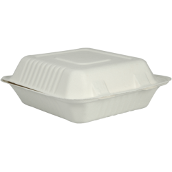 GASTRO take away rasia bagassi 223x201x77mm 1-os. valkoinen 50kpl