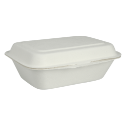 GASTRO take away rasia bagassi 185x135,9x65mm 1-os. valkoinen 50kpl