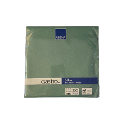 GASTRO lautasliina tumman vihreä 40x40 airlaid ¼-taitto 600kpl