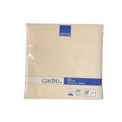 GASTRO lautasliina l.valkoinen 40x40 airlaid ¼-taitto 600kpl