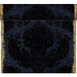 Dunicel  -poikkiliina 0,40 x 24 m, Royal Black 4rll