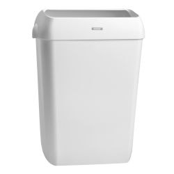 Katrin kannellinen roskakori 50 L - valkoinen