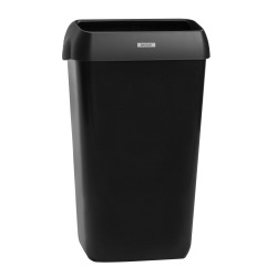 Katrin kannellinen roskakori 25 L - musta