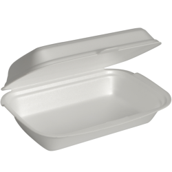 GASTRO-LINE Take away rasia 16x24x7,5cm 1-os. valkoinen XPS 125kpl