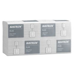 Katrin Plus Käsipyyhe C-taitto 2-kerroksinen, Valkoinen 1600ark
