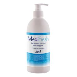 MediFresh Premium 3in1 nestesaippua hajusteeton 0,5L