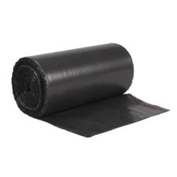 Roskapussi 30L musta 50x70 10my 50kpl/rll